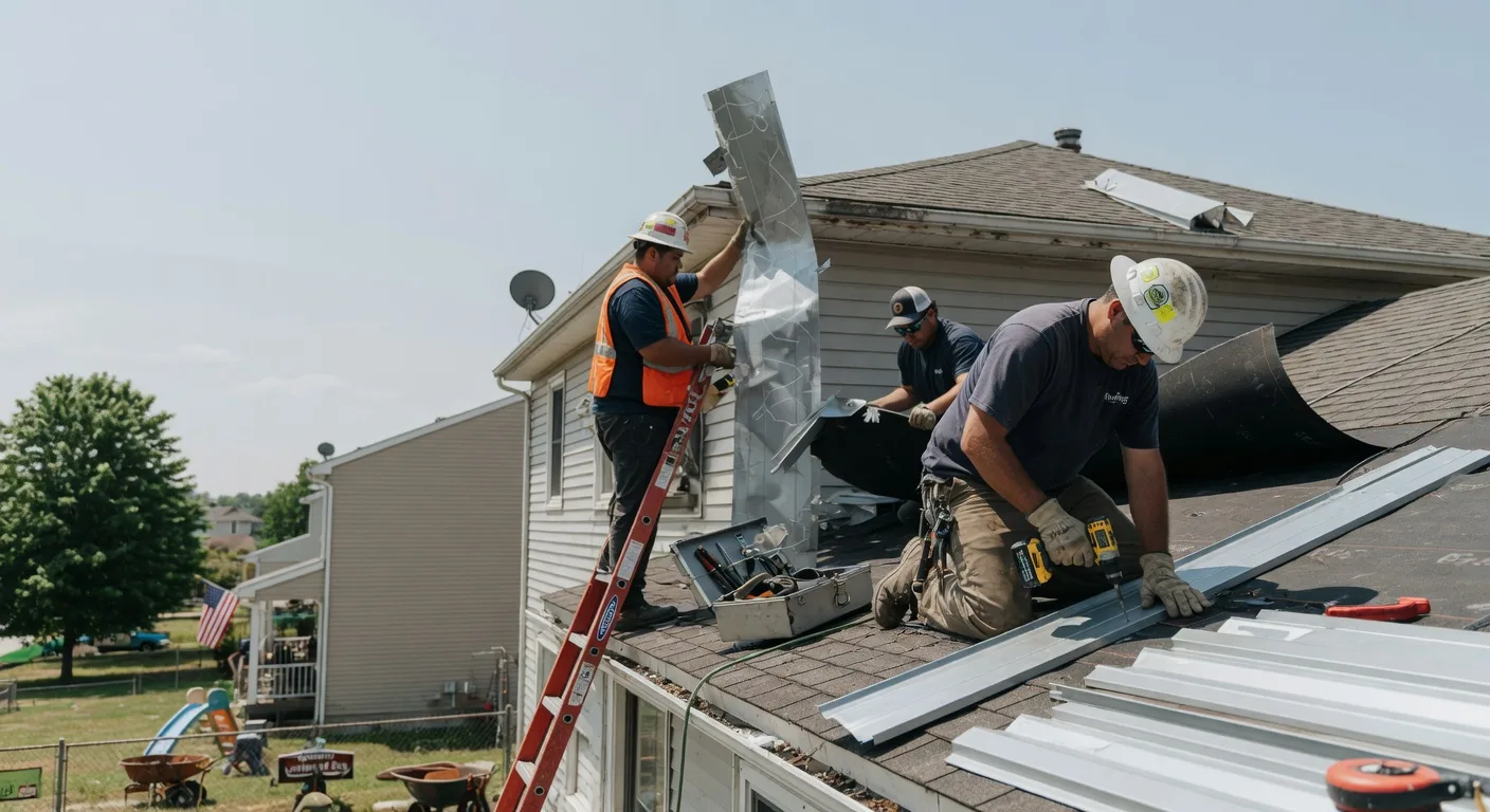 Storm Damage Metal Roof Repair in Crawfordville, GA